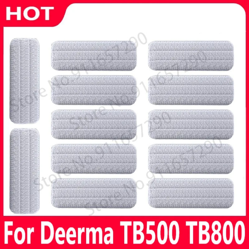 สําหรับ Deerma TB500 TB800 Mop Water Mop 360 หมุนผ้าทําความสะอาดหัวไม้คาร์บอนไฟเบอร์ผ้า Accessroies