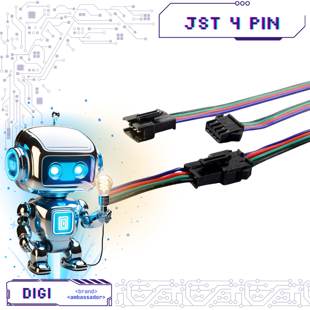 สายเชื่อมต่อ SM คู่ 4 Pin - JST 4P - Digibot