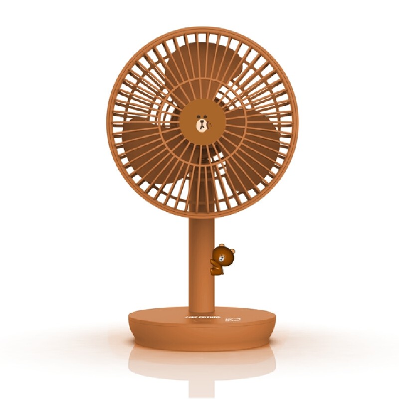 MY HOME พัดลมตั้งโต๊ะ DRMIN-P9 6" USB FA004 สีน้ำตาล