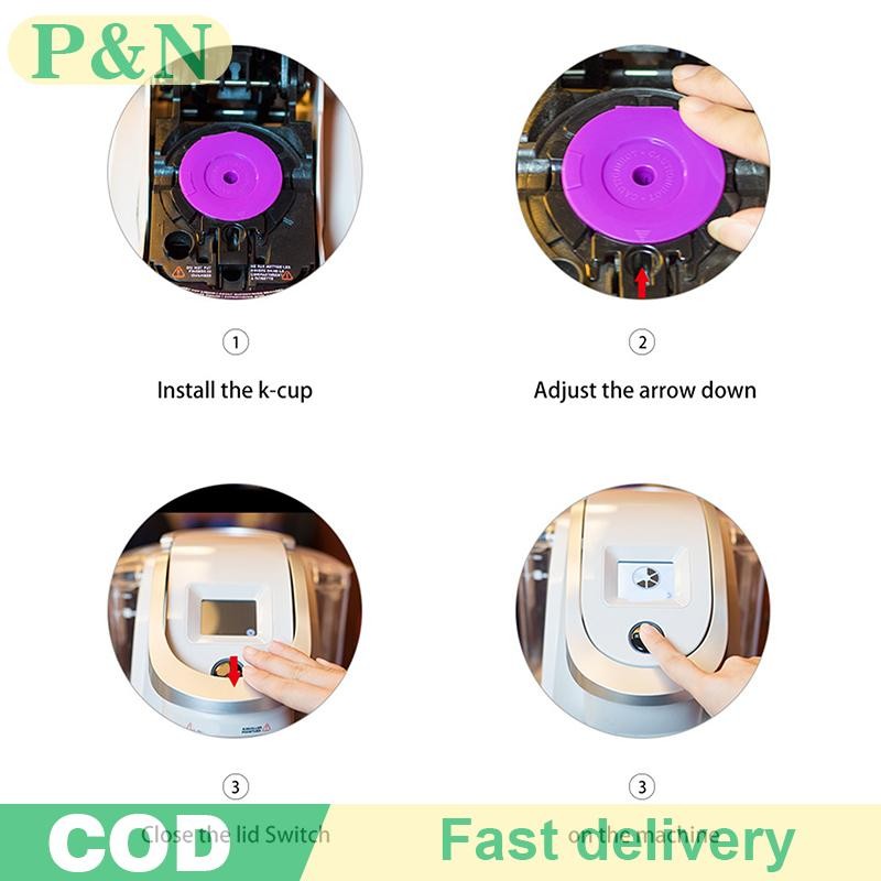 [P&N] เครื่องชงกาแฟ K แบบใช้ซ้ําได้สําหรับ Keurig - Universal Fit 1.0 & 2.0 Keurig - ตัวกรองกาแฟ Kcu