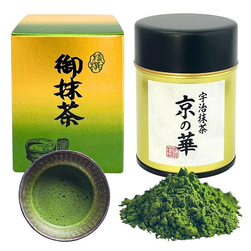 Uji Tawara Seichaen's Uji Matcha Kyoto Hana 40g matcha in a can 29138