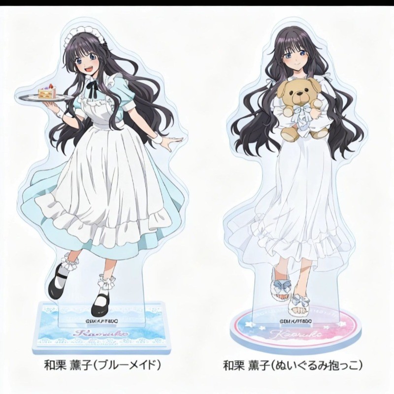 Waguri Kaoruko Tsumugi Rintaro พวงกุญแจอนิเมะยืน ‌Kaoru Hana Wa Rin To Saku Men Key Chain สําหรับผู้