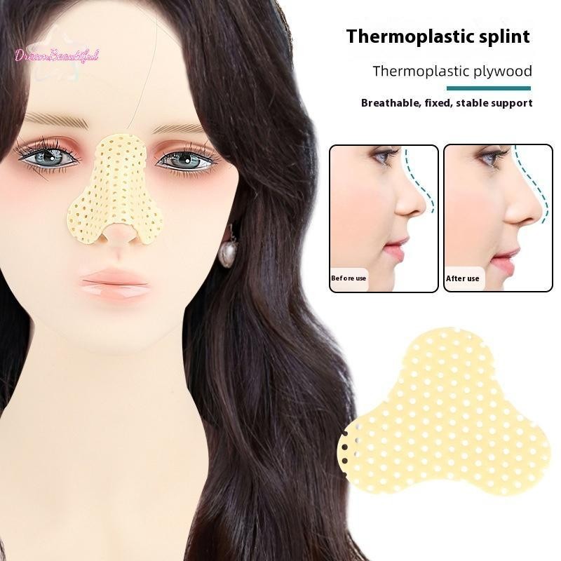 <DBFl-t> 1/2 ชิ้น Self-shaping Nose Splint อุณหภูมิต่ํา Thermoplastic Nose Job เทปกาว Fracture Splin