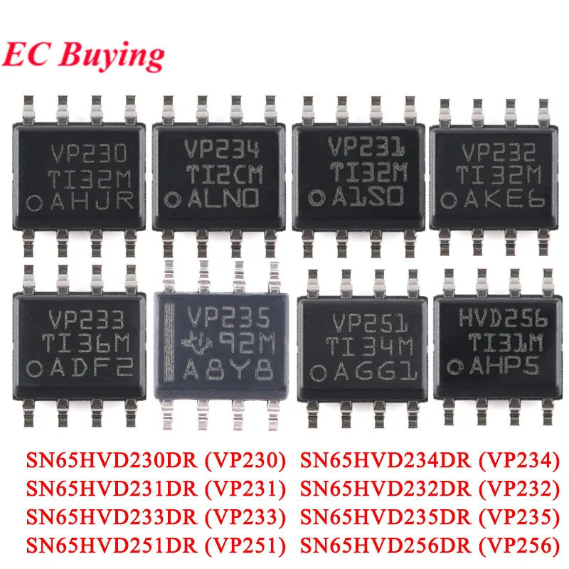 10 ชิ้น/1 ชิ้น SN65HVD230DR VP230 SN65HVD231DR VP231 SN65HVD234DR VP234 SN65HVD232DR VP232 SN65HVD23
