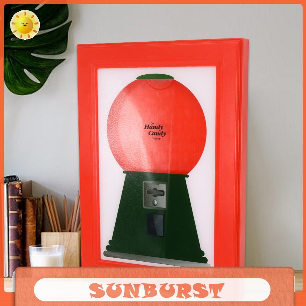 Creative Candy Dispenser กรอบรูป Wall Mount Gumball Machine Vintage Candy Dispenser สําหรับ Home Off