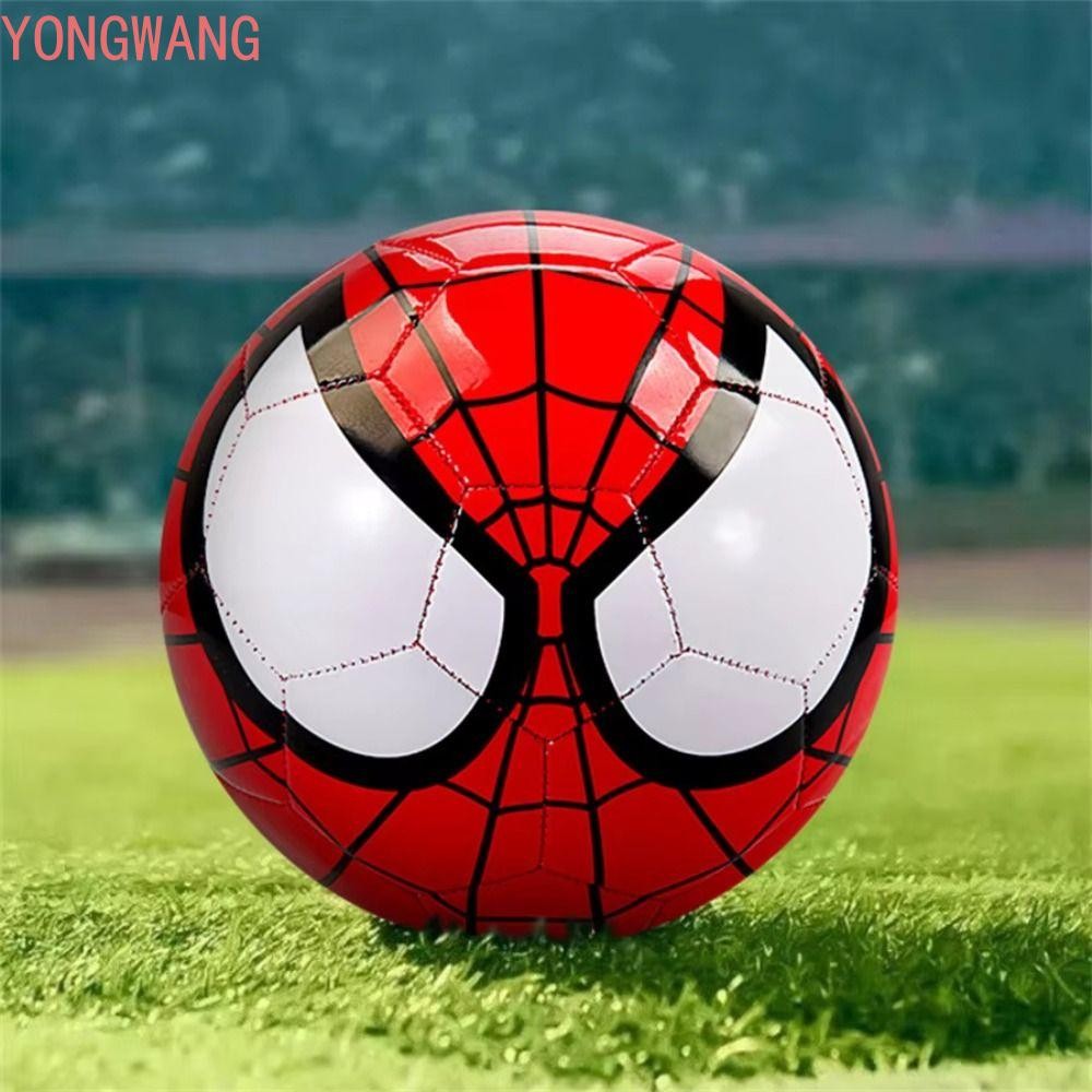 YONGWANG66ZX Spider Football, Number 2 PU Material Student Football, Parent-Child Marvel Series Trai