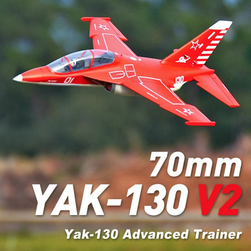 Yak-130 V2 Yak130 Pnp Rc เครื่องบิน 70 มม.พัดลม Edf Jet Big Scale รุ่นเครื่องบินเครื่องบิน Avion พร้