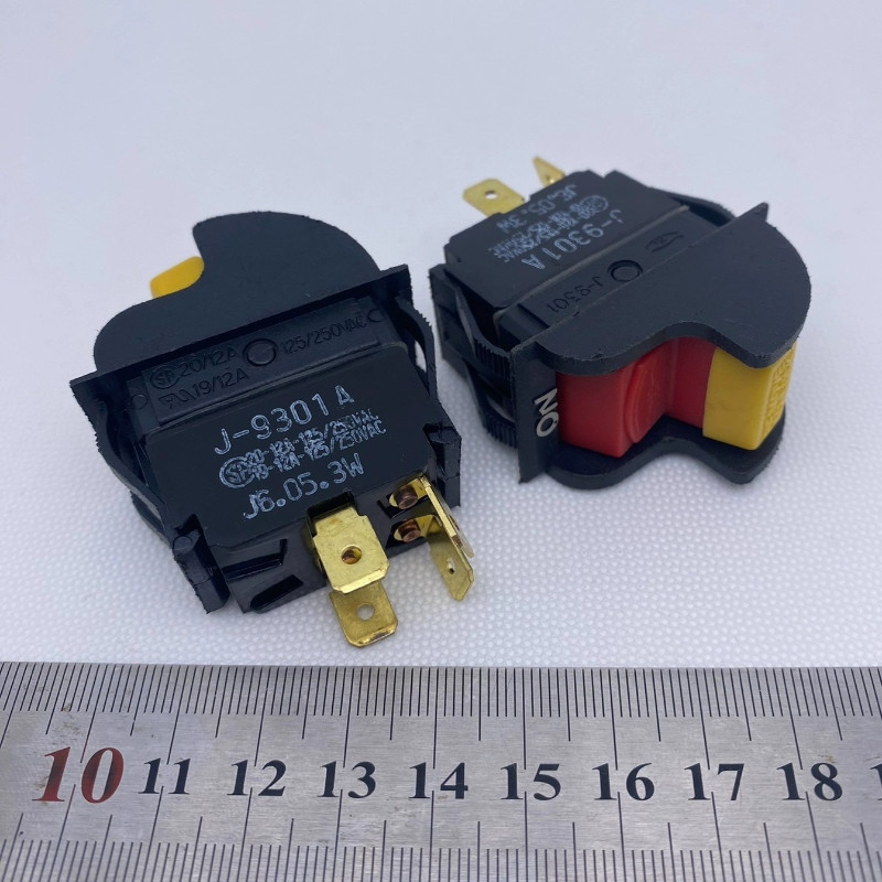 ยี่ห้อใหม่ J-9301A สวิตช์ไฟดัดแปลง ABS รถยนต์ REMOVE TO LOCK 250V20A กระแสสูง