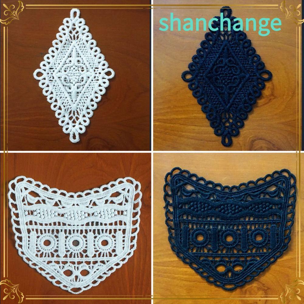 SHANC ตัวขยายเอวผ้าฝ้ายลูกไม้กลวง ปรับขนาดได้ สำหรับคนท้อง กางเกงยีนส์ กางเกงขายาว เครื่องมือเย็บผ้า DIY 1/4 ชิ้น
