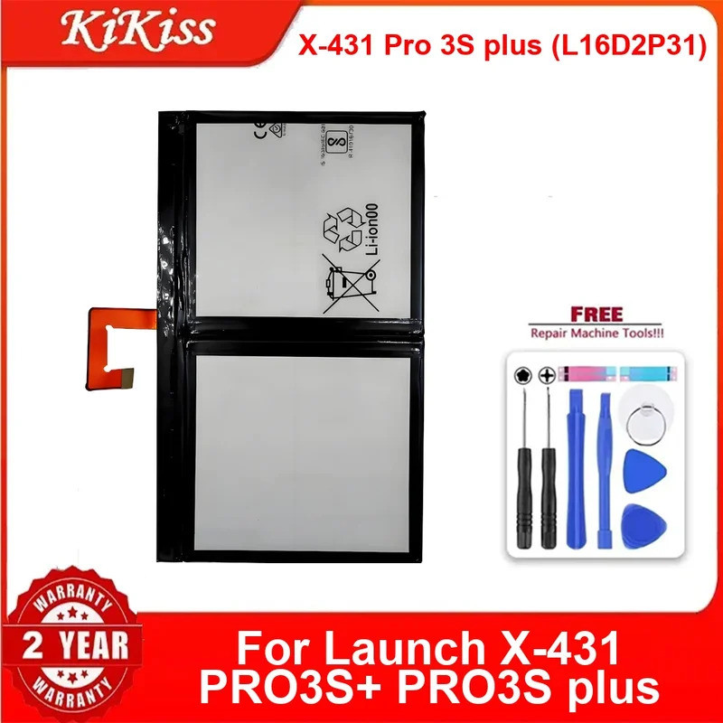 แบตเตอรี่ X-431 Pro 3S plus (L16D2P31) สําหรับเปิดตัว X-431 PRO3S+ PRO3S plus แบตเตอรี่ทดแทน