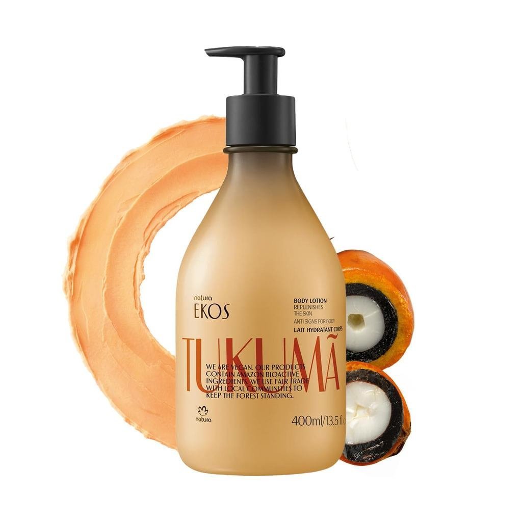 Natura–TukumAcidBoostingBodyLotion–forDry,ImprovesTexture&Elasticity,DeepHydration,Vegancare,Brazili