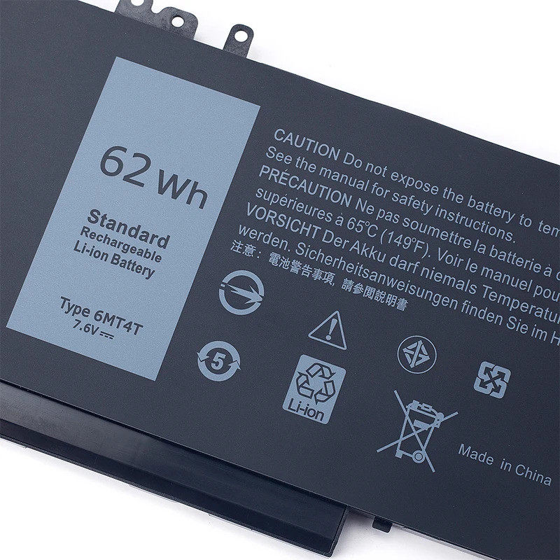 SUOZHAN 7.6V 62WH 6MT4T แบตเตอรี่แล็ปท็อปสําหรับ DELL Latitude E5470 E5570 M3510 15.6 "Seis 7V69Y TX