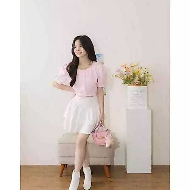 Hiura top m-xxxxl//เสื้อท็อปผู้หญิงเกาหลี rp. 40อัน