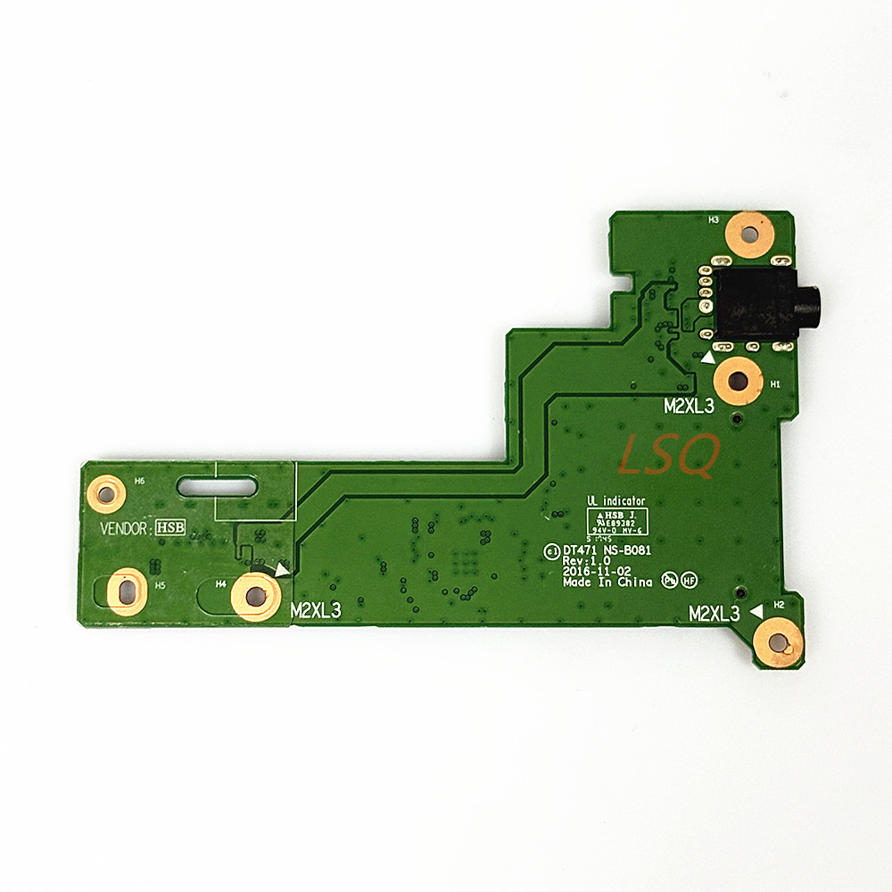 ยี่ห้อใหม่ Lenovo Thinkpad t470S อินเทอร์เฟซ USB ขนาดเล็กบอร์ดหูฟังบอร์ดเสียง NS-B081
