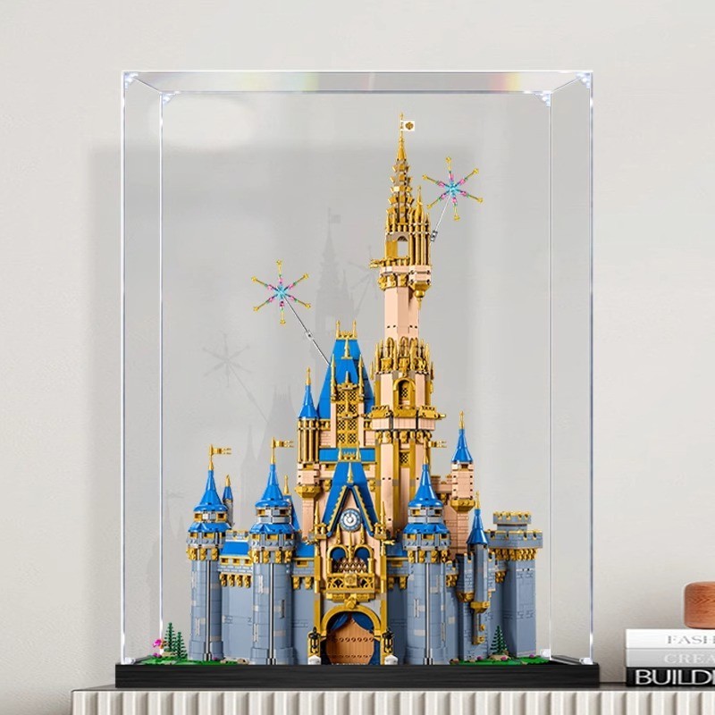 🚀 กล่องใส่เลโก้ Lego 43222 Disney Castle ปราสาทดิสนีย์ กล่องอะคริลิคใส ตู้โชว์กันฝุ่น แข็งแรง