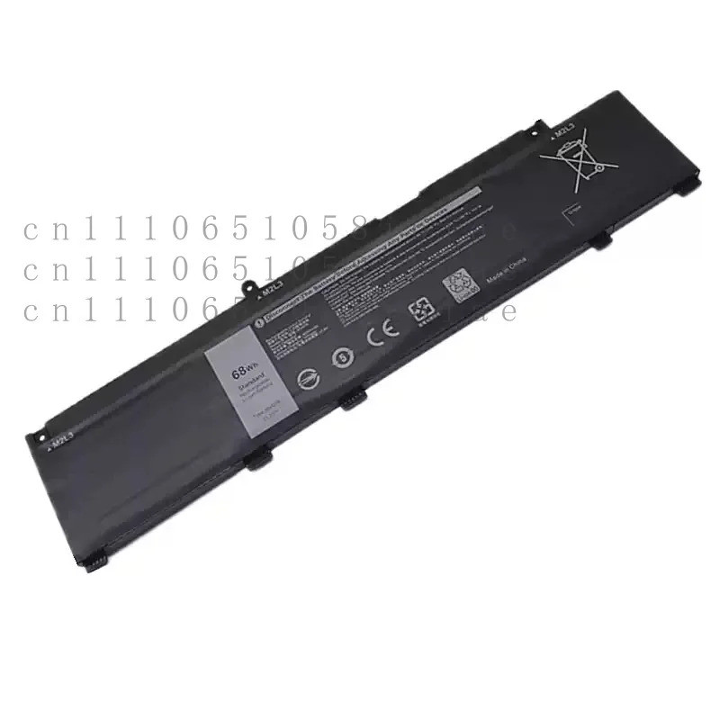 แบตเตอรี่แล็ปท็อปลิเธียมไอออนใหม่ MV07R 15.2V 68Wh สําหรับ Dell G3 15 3500 G5 15 5500 5505 5590 G7 7