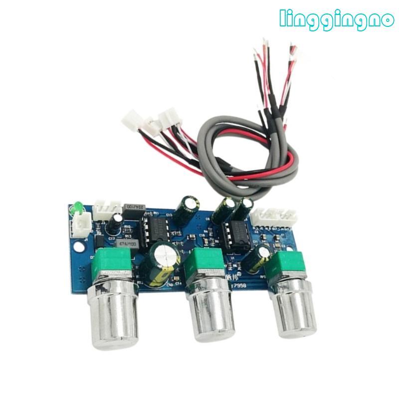 RR NE5532 2 1CH Preamp Tone Control Circuit Board สําหรับการปรับความถี่เบส