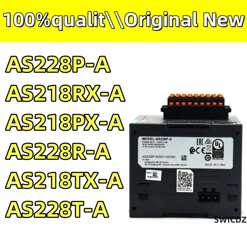 100% ใหม่ AS200 CPU AS228T-A AS228P-A AS228R-A AS218TX-A AS218PX-A AS218RX-A CPU หน่วย PLC โปรแกรมโม