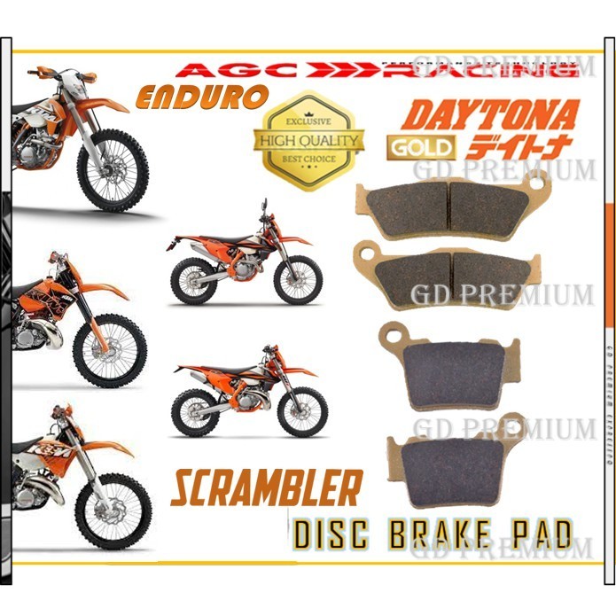 KTM SCRAMBLER ดิสก์เบรก ENDURO EXC 125/250 EXC-F 250 EXC 250 TPI EXC 300 ENDURO PADS GOLD QUALITY GD