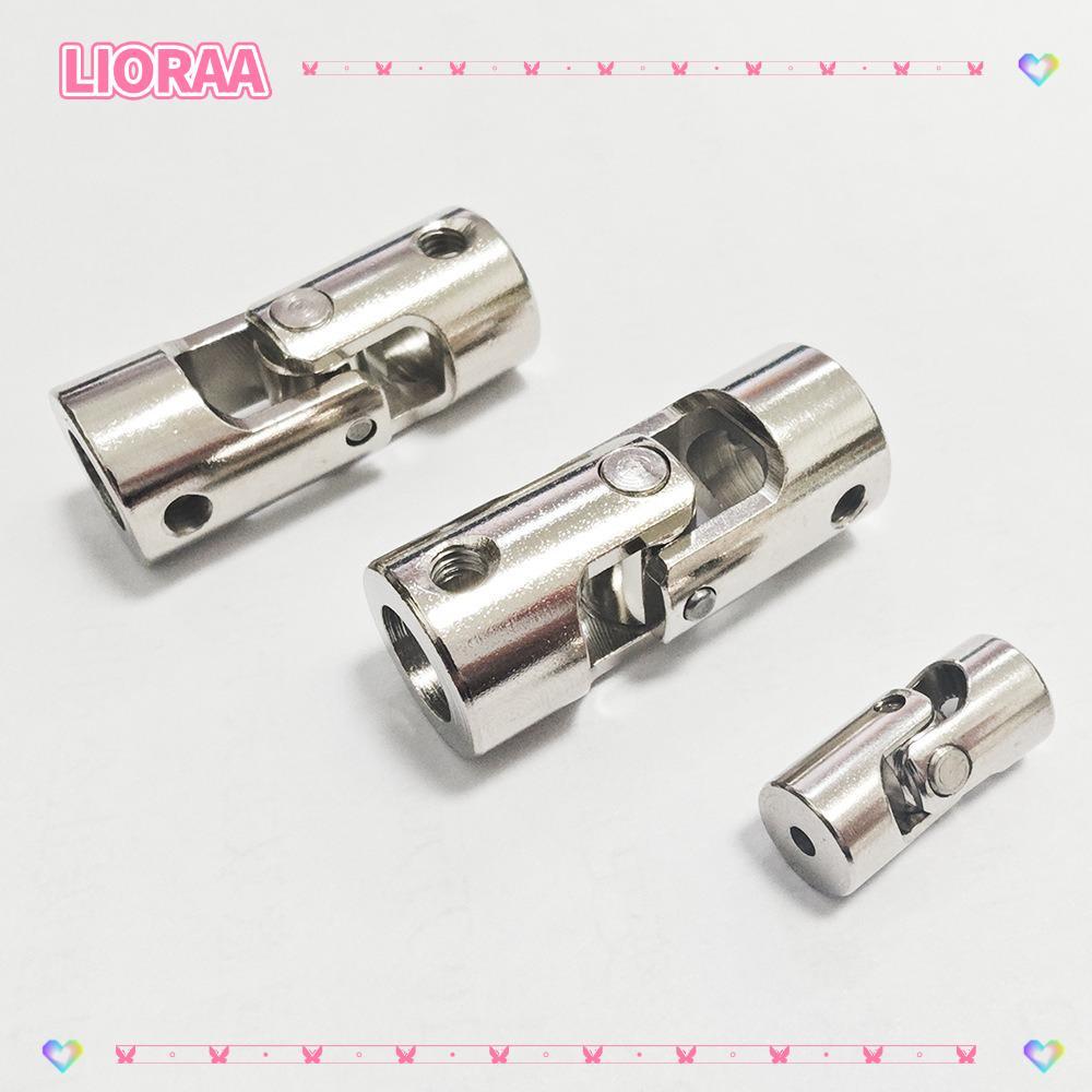 ลิโรร่า‌A ขั้วต่อมอเตอร์, โลหะ Universal Cardan Joint, เงินหลายขนาด 2.3/3/4/5/6/8/10/12 มม.ข้อต่อข้อ