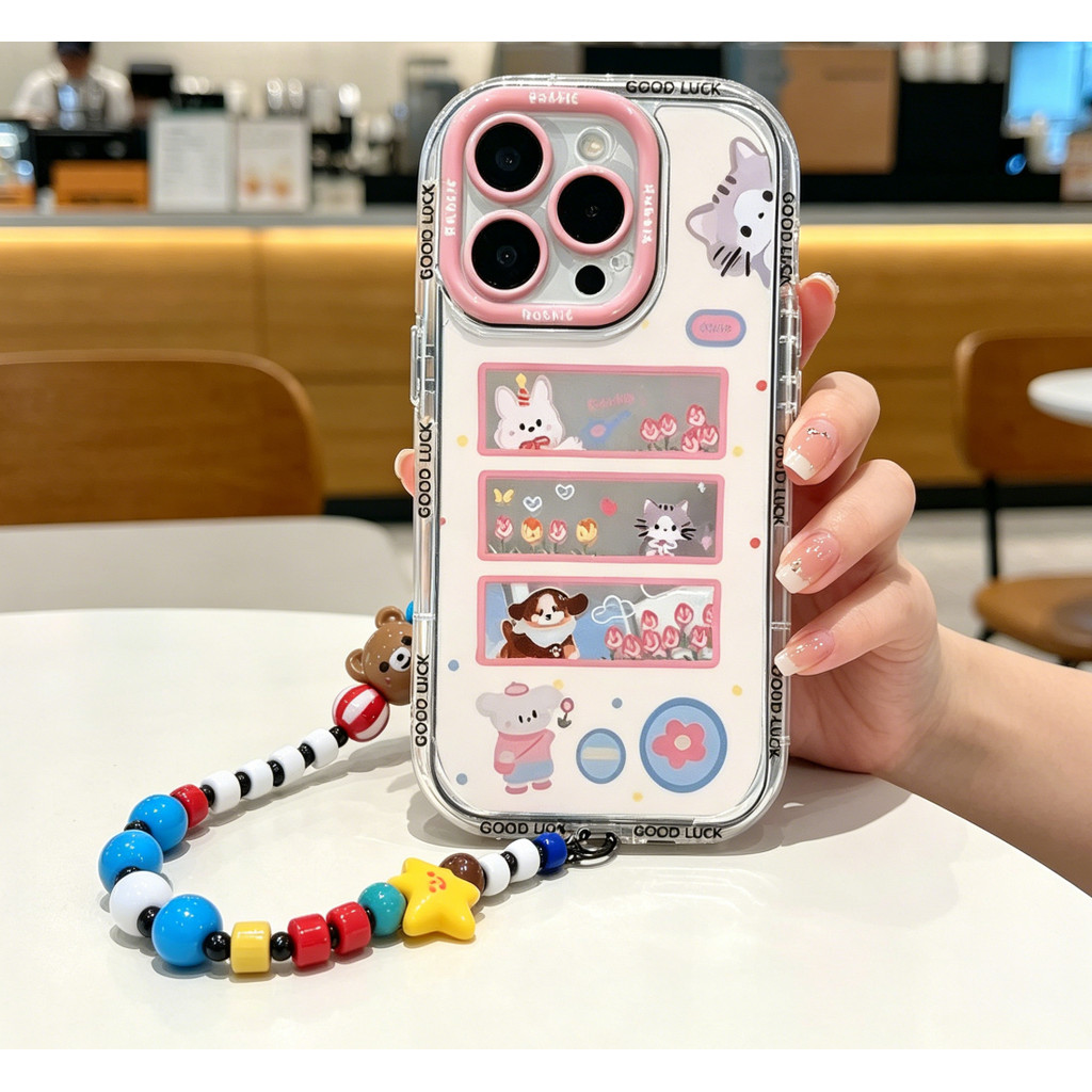 Bless-เคสครีมผิวเงา for เคส Apple เคสไอโฟน【iPhone 17 17ProMax 18PRO 16pro 15plus 14pro 13promax 12 11pro】-COJMNY116