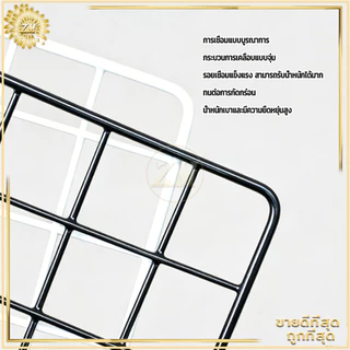 ตะแกรงโชว์สินค้า แผงตะแกรงเหล็กอเนกประสงค์ ติดผนังโชว์สินค้า ตะแกรง DIY วางของ ขนาดหลายไซส์ แขวนของได้เยอะ