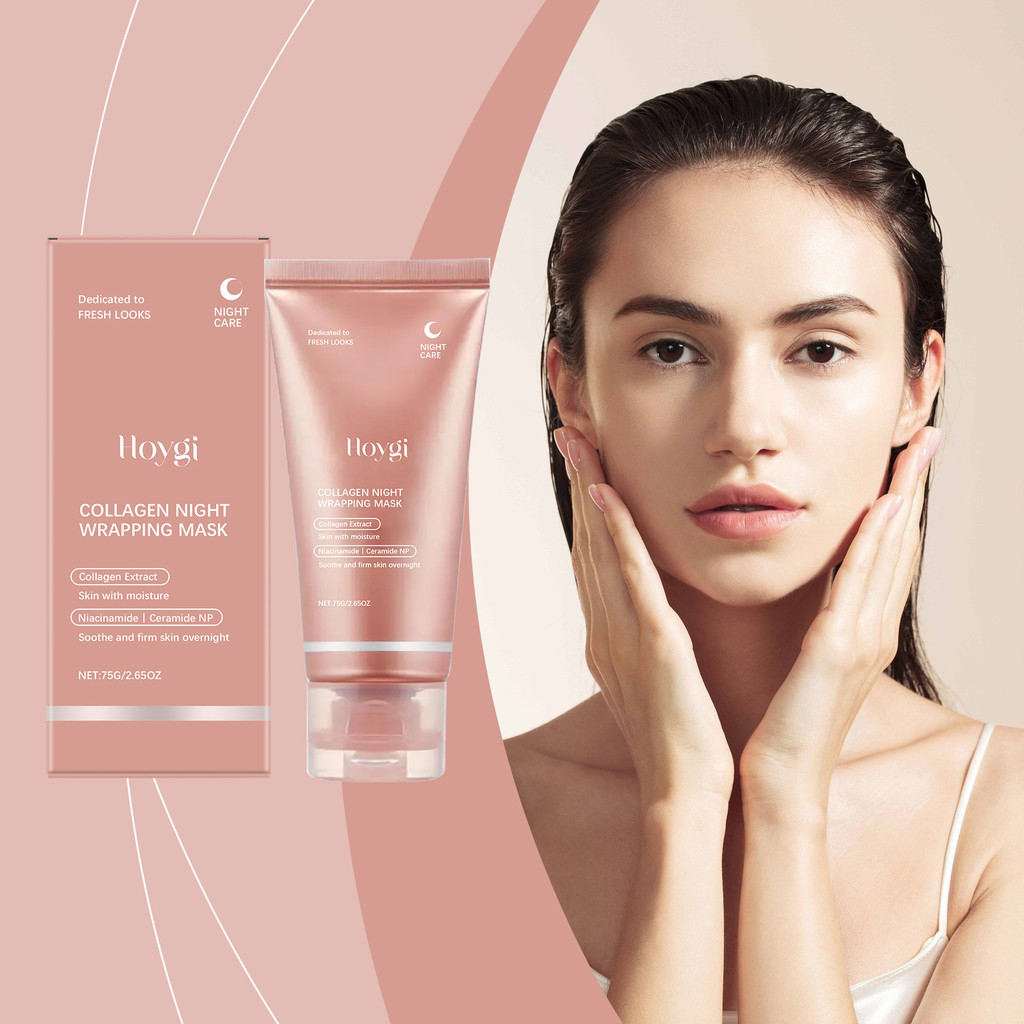 HOYGI Collagen Peeling Peeling Mask ทําความสะอาดทุกวัน Exfoliating Moisturizing Care Mask Peeling WJ