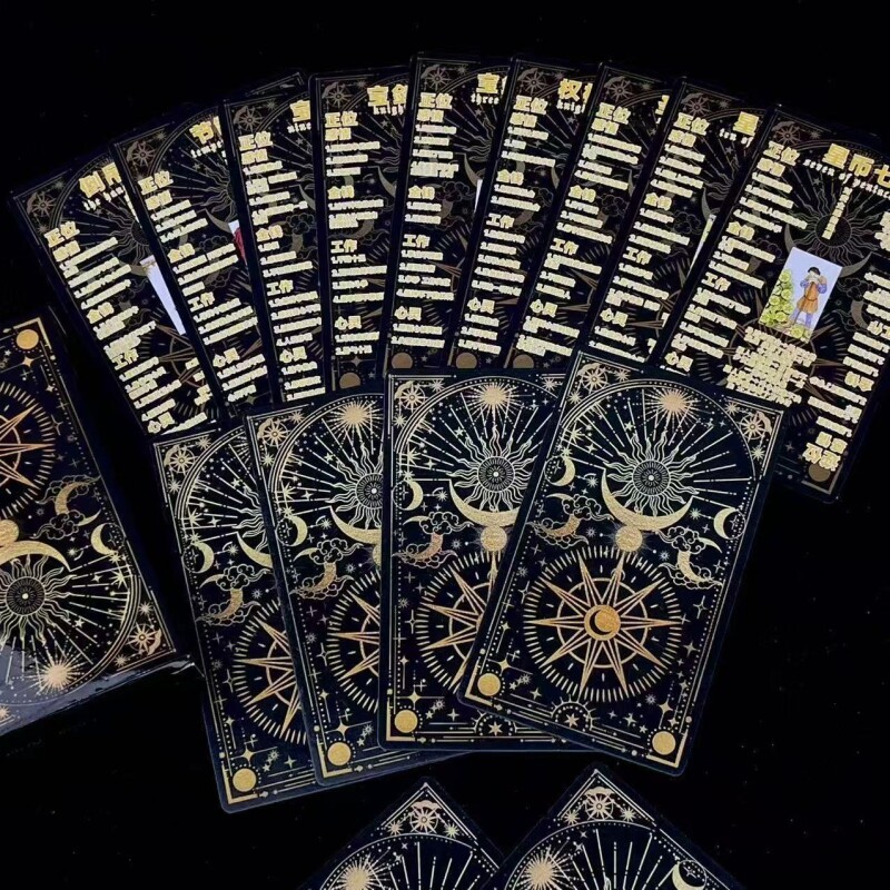 2026 สินค้าใหม่ West Tarot Card Classic Tarot Card Beginner West Card Pink Butterfly Tarot Card Begi