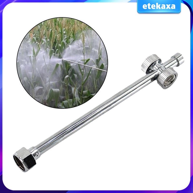 7.5 Inch Straight Stainless Stee Replacement Spray Fan-shaped Double-sided Nozzle Rod for Garden Gre