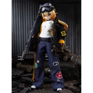 Eden อุตสาหกรรมสีดําเหล็ก Rest Series BJD เคลื่อนย้ายได้ตุ๊กตากล่องตาบอดตุ๊กตา Action Figurines เครื่องประดับของเล่นอินเทรนด์คริสต์มาสประณีตของขวัญ
