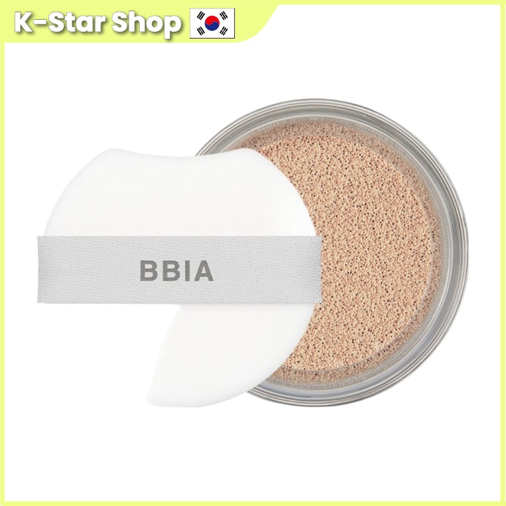 [BBIA] O Glow Cushion Refill, 15g, 2 ชิ้น / รองพื้นเกาหลี / Dewy Finish / ของแท้ 100%