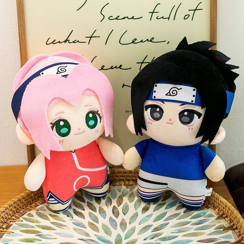 Naruto Super Cute Peripheral Plush Doll Naruto Sasuke Kakashi Doll Ornaments 3eLa