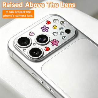 Diamond Metal Ring ฟิล์มเลนส์กล้อง For iPhone 17 Pro Max กันรอยกล้อง 17 pro 17promax 17pro ฟิล์มกระจกเลนส์กล้องสำ