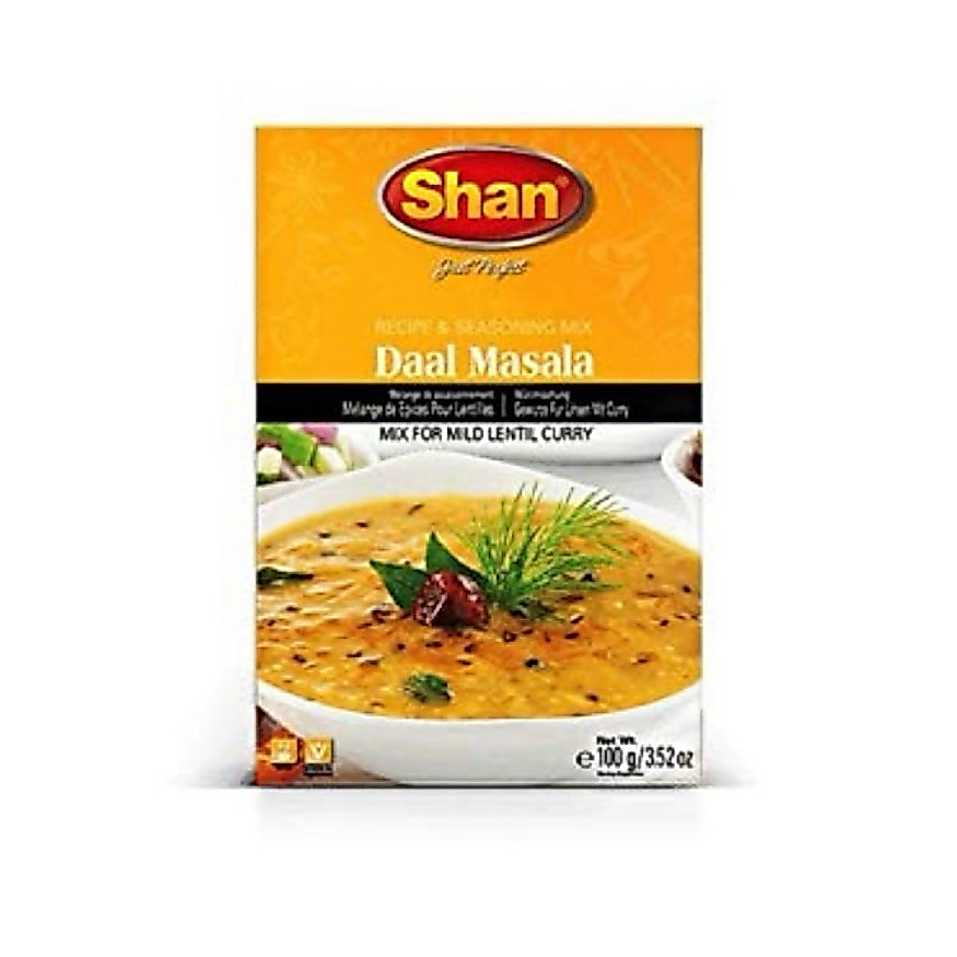 Daal Masala -- ดาล มาซาล่า -100g กรัม Shan Masala - No Preservative and Artificial Food Colour - Authentic Dal Masala