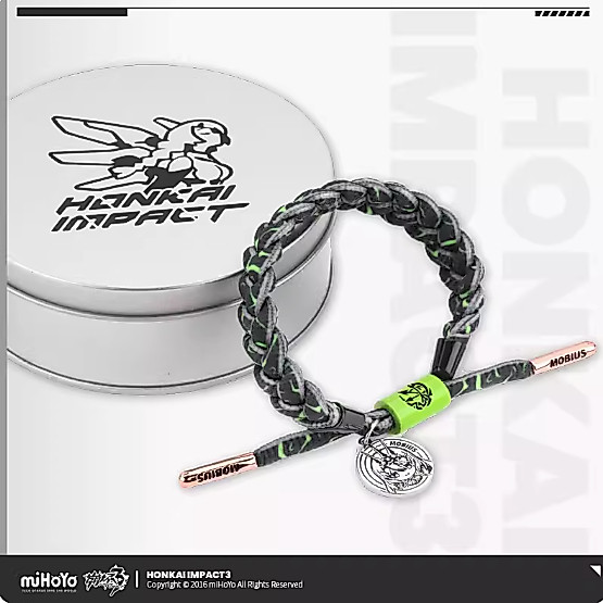 Pre-order สร้อยข้อมือถักรูปตัวละคร Honkai Impact 3  ออฟฟิศเชียลแท้