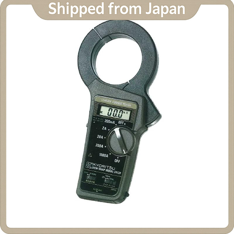 KYORITSU 2413F Q‑Snap Clamp Meter — Leakage & Load Current Tester p7x