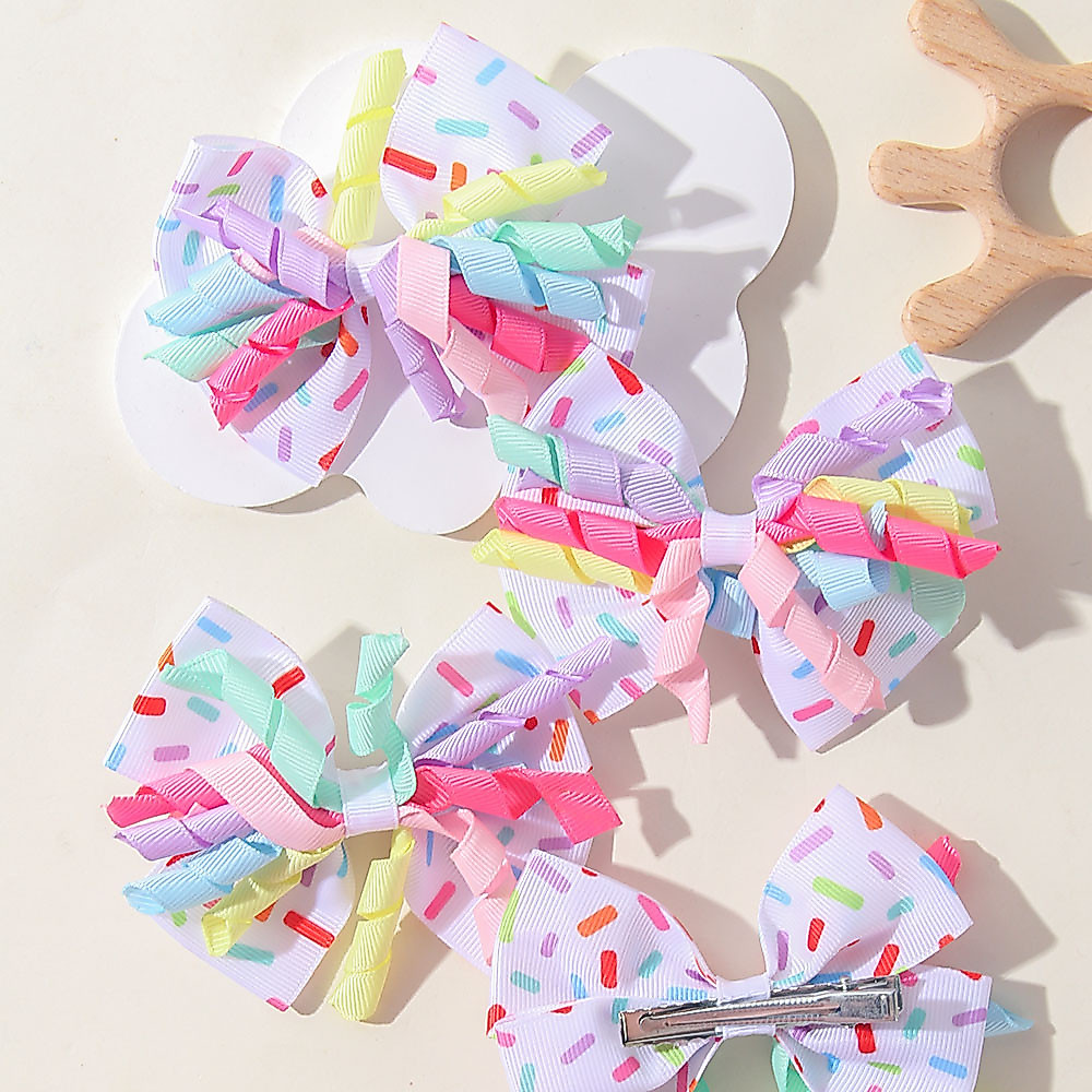 อุปกรณ์ผมน่ารักสำหรับเด็ก โบว์คลิป handmade สีสันสดใส พร้อมจำหน่ายปลีกและส่ง