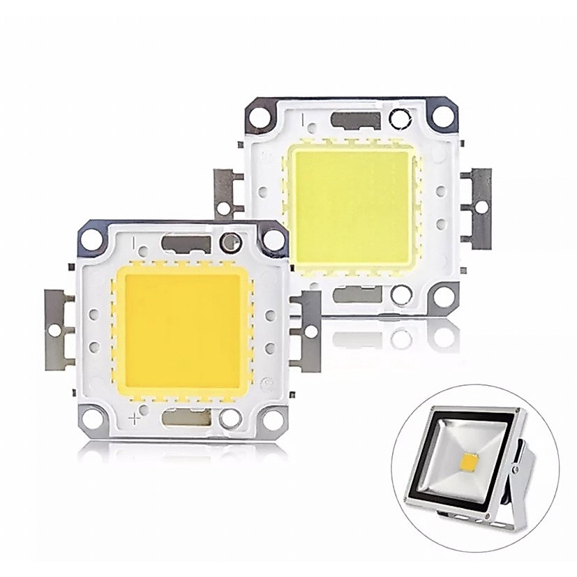 ชิปสปอร์ตไลท์ LED 10W 20W 30W 50W 100W และ ชิปรุ่นตาใหญ่ COB มีแสงขาวและแสงวอม