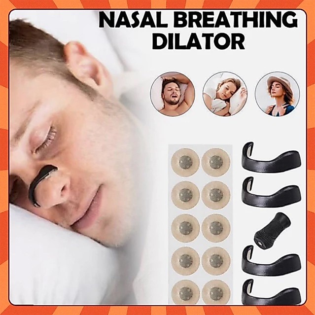 Sport Nasal Dilator Sleep Nasal Breathing Dilators Starter Kit Nose Breathe Strips จมูกแม่เหล็กลดการนอนกรน