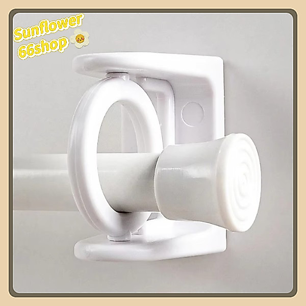 Sunflower66 ราวแขวน หมุนได้ 360 องศา ตะขอติดผนังแบบไม่ต้องเจาะ ราวอเนกประสงค์