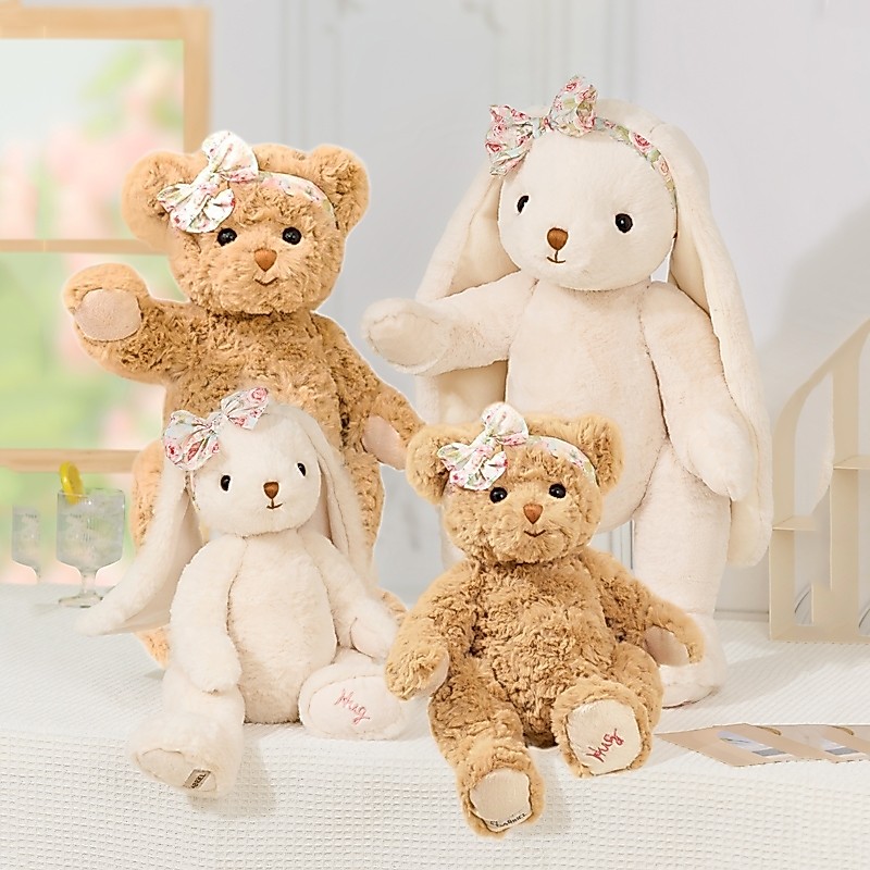 ตุ๊กตา Gabriel Rabbit and Bear! นุ่มนวล อบอุ่น เหมาะสำหรับการกอดผ่อนคลาดในช่วงที่ว่าง