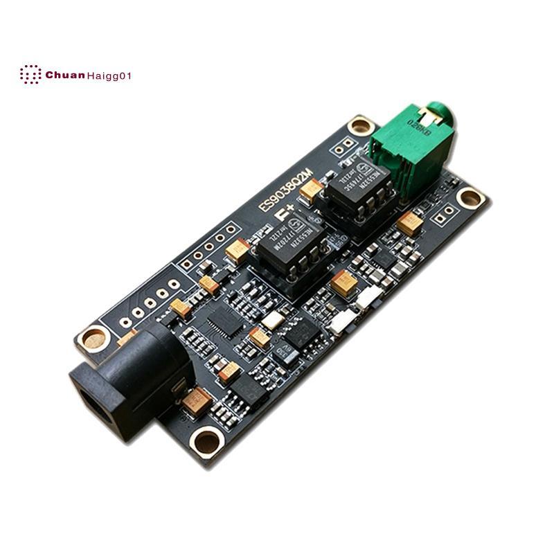 ES9038Q2M ถอดรหัส I2S อินพุตอะซิงโครนัส USB โมดูลถอดรหัสชิ้นส่วน DSD512 PCM768KHz ES9038Q2M ถอดรหัสบ