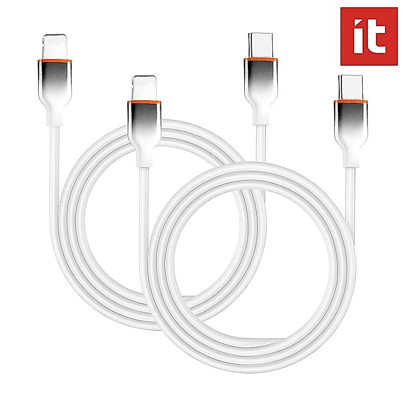 IT 2Pack สาย USB C ถึง C/(Li) สําหรับ 17/16/1514/13/12/11/XS/XR, 1M/1.5M Fast Charger Cable สายไฟ Type CC สายชาร์จ Fast Charging