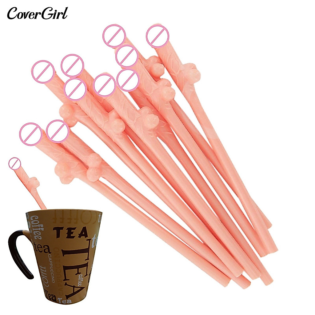 Covergirl ทนทาน Bachelorette Party Straws Party Supplies Bachelorette Wedding Hen Night Supplies ฟางเกรดอาหาร