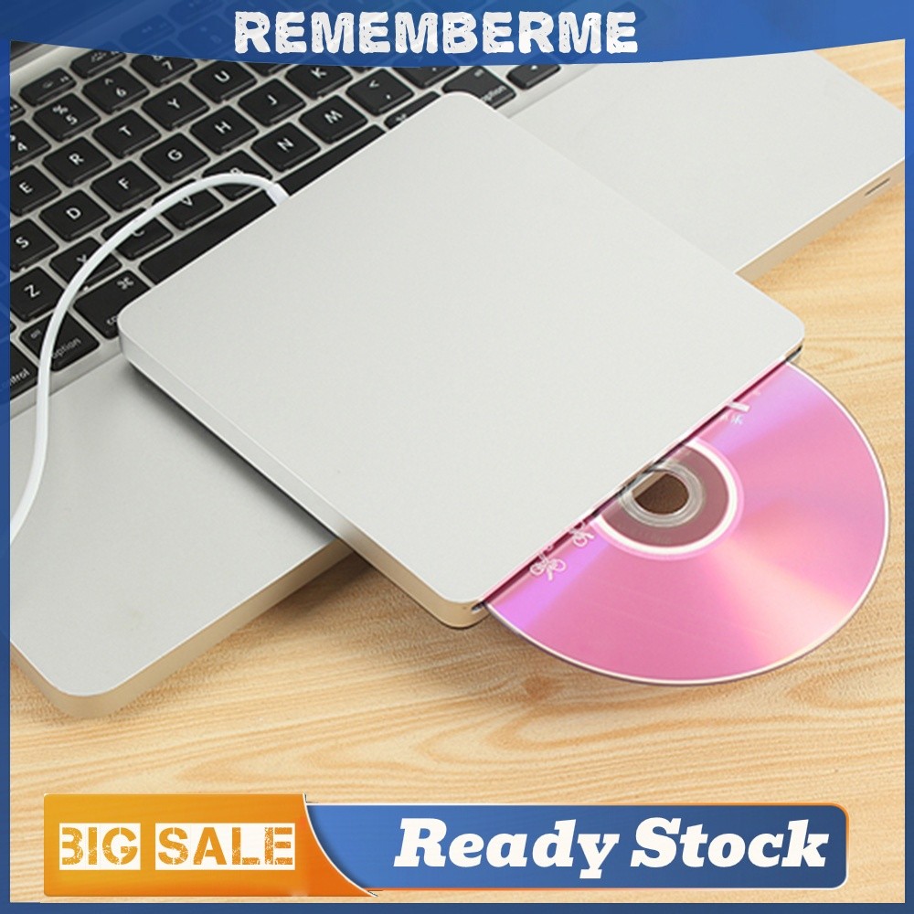 USB ภายนอก CD RW ไดรฟ์ Burner USB CD RW Optical Drive CD Burner สําหรับ