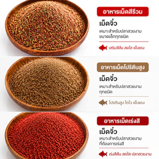 อาหารปลาหางนกยูง 150ML โปรตีนสูง วิตามินครบ ช่วยเร่งโต สีสวย อาหารปลาสวยงาม สำหรับปลาเล็ก COD