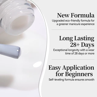 【Local】BORN PRETTY 15ml Pure White Nail Gel Polish Super Bright Long Lasting Varnis กึ่งถาวรสําหรับเล็บ