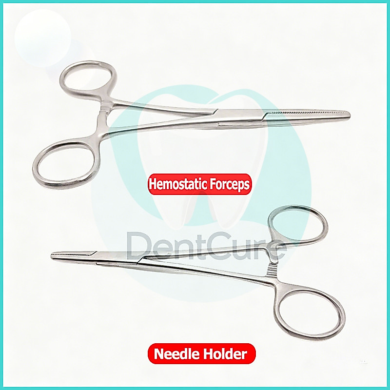 14 ซม สแตนเลสเข็มผู้ถือ Hemostatic Clamp Forceps ผ่าตัด Pean Artery Forceps ใช้ในทันตกรรม
