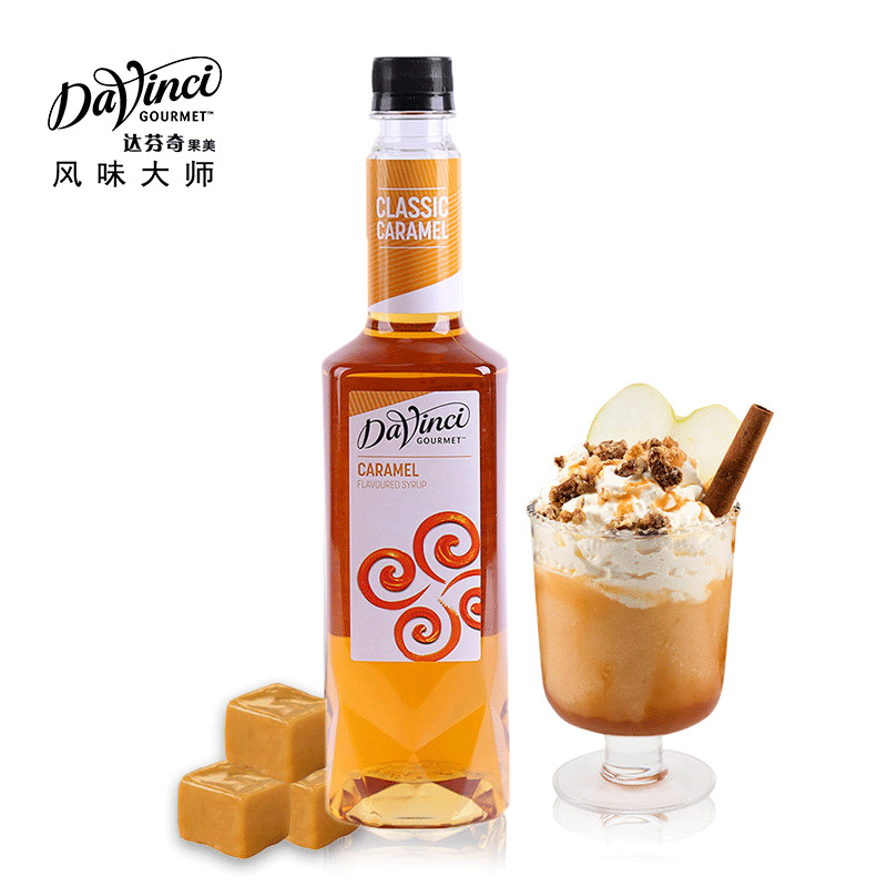 Davinci Davinci Classic Caramel Flavour Syrup Fruit Dew 750ml Milk Tea Coffee Companion วัตถุดิบพิเศ