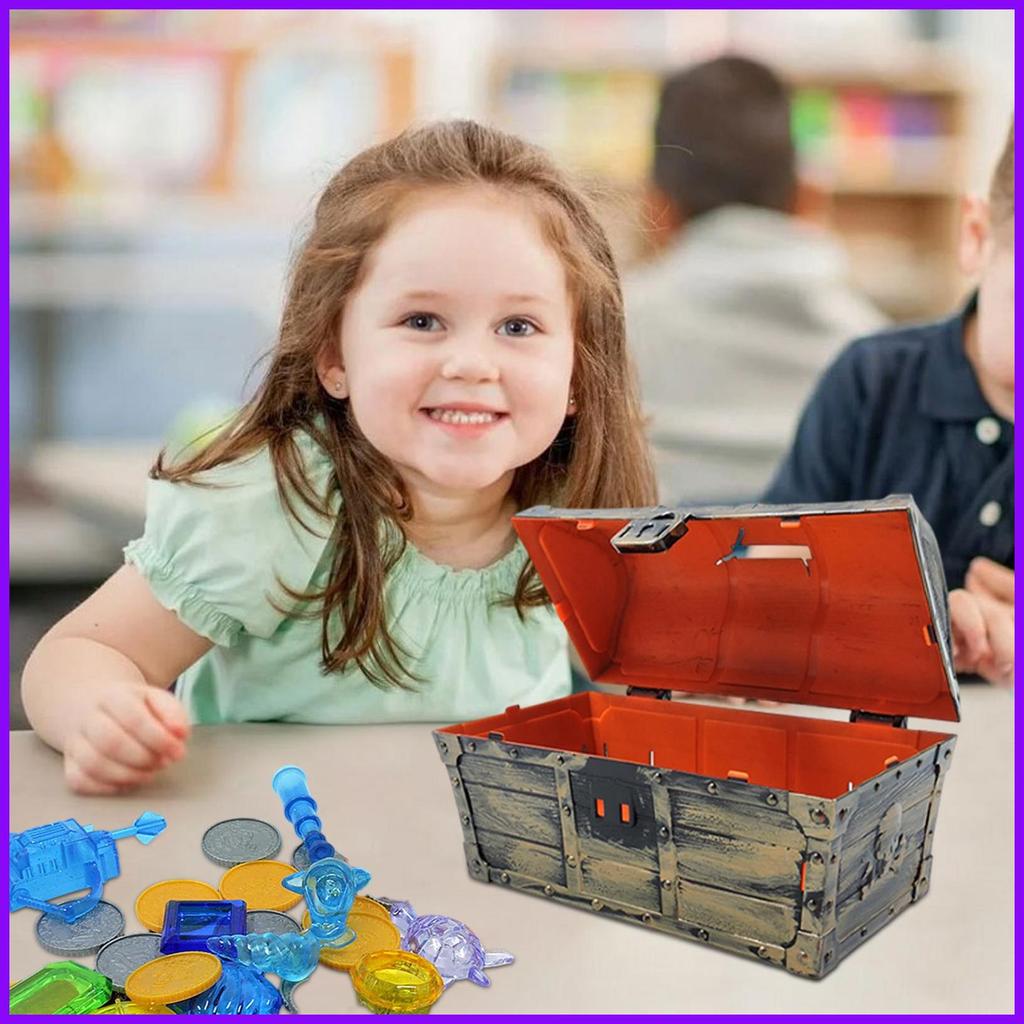 Treasure Box Toy Pirate Chest Box Treasure Toy Large Size Teachers Favorite Treasures Collection Sto
